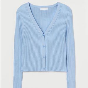 Rib-Knit Carddigan-H&M
